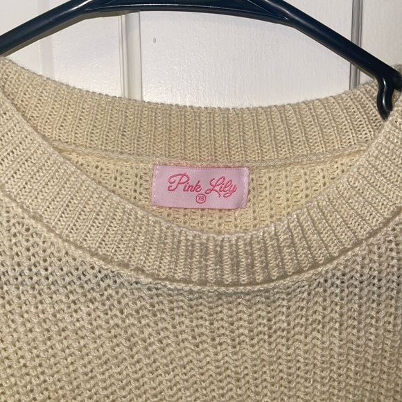 Pink Lily Colorblock Sweater - Picture 2 of 3